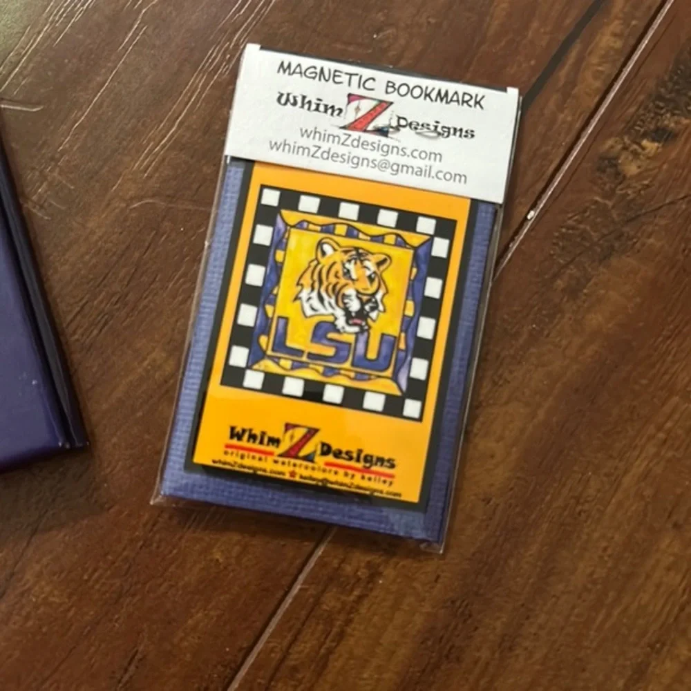 Find Mike the Tiger LSU Look & Find Book + WhimZDesigns Magnetic Bookmark